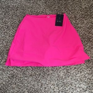 Hot pink athletic skirt